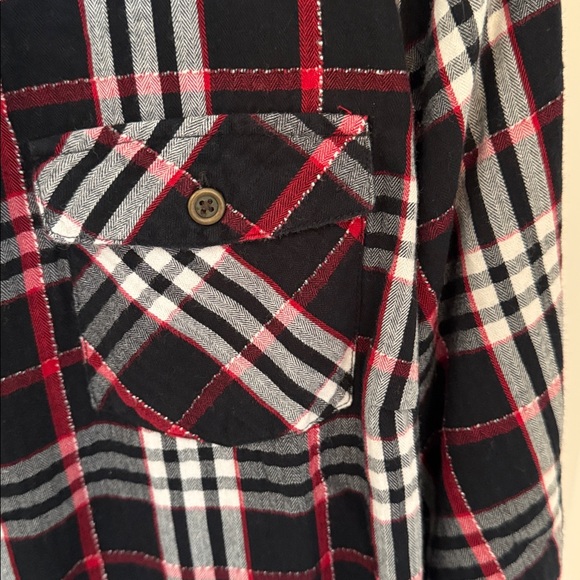 Westport Black, White & Red Plaid Button-Up Shirt - Picture 2 of 5